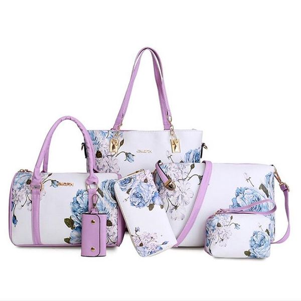 fashion new luxury six pieces national printing pu leather handbag women composite bags shoulde bag high quality
fashion new luxury six pieces national printing pu leather handbag women composite bags shoulde bag high quality