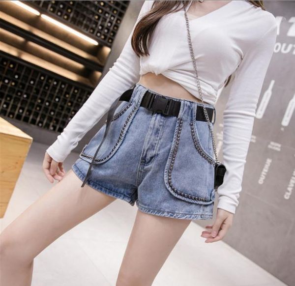 new s/5xl womens high waisted wide leg denim shorts rivet designer street jeans shorts for women plus size short j31811, White;black
new s/5xl womens high waisted wide leg denim shorts rivet designer street jeans shorts for women plus size short j31811, White;black