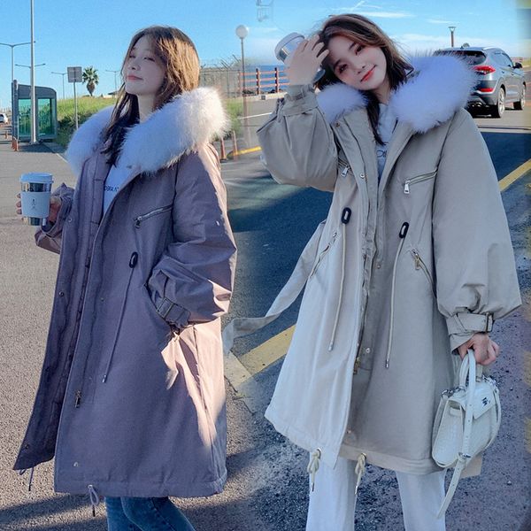 jacket women's korean version of long and loose waist style to overcome the trend of windbreaker and cotton padded coat, Black
jacket women's korean version of long and loose waist style to overcome the trend of windbreaker and cotton padded coat, Black