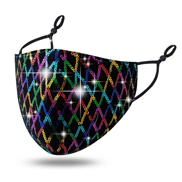 fashion face mask designer face masks bling rhinestone diamond facemask sequin decoration christmas dustproof breathable mask in stock
fashion face mask designer face masks bling rhinestone diamond facemask sequin decoration christmas dustproof breathable mask in stock