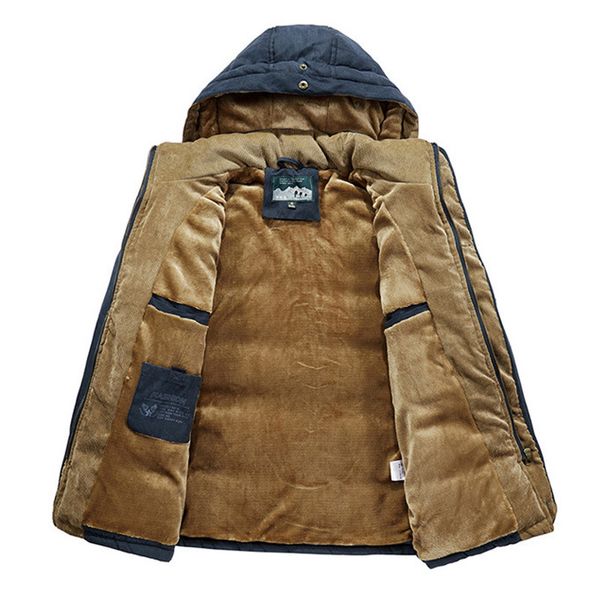 -20 degree 7xl winter parkas men jacket coat thick warm velvet hooded overcoat men windbreaker multi-pockets chaquetas hombre 201204, Black
-20 degree 7xl winter parkas men jacket coat thick warm velvet hooded overcoat men windbreaker multi-pockets chaquetas hombre 201204, Black