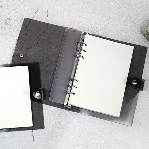 notepads pvc notebook cover a5 a6 clear black loose leaf transparent diary file folder weekly planner binder clip school office supplies, Purple;pink
notepads pvc notebook cover a5 a6 clear black loose leaf transparent diary file folder weekly planner binder clip school office supplies, Purple;pink