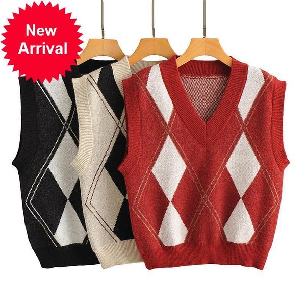 2021 new new winter losango women's fashionable preppy-style tightly knit waistcoat with cleavage on versatile, sleeveless en0r, White;black
2021 new new winter losango women's fashionable preppy-style tightly knit waistcoat with cleavage on versatile, sleeveless en0r, White;black
