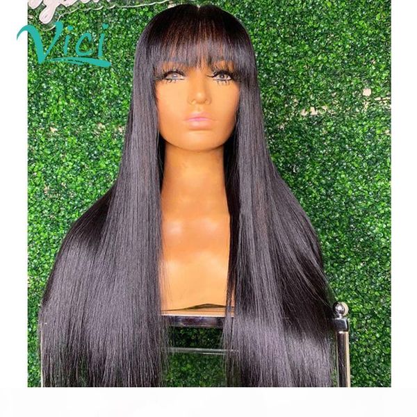 straight lace front wig for black women natural hair brazilian human hair wigs with bangs pre plucked with baby full end, Black;brown
straight lace front wig for black women natural hair brazilian human hair wigs with bangs pre plucked with baby full end, Black;brown