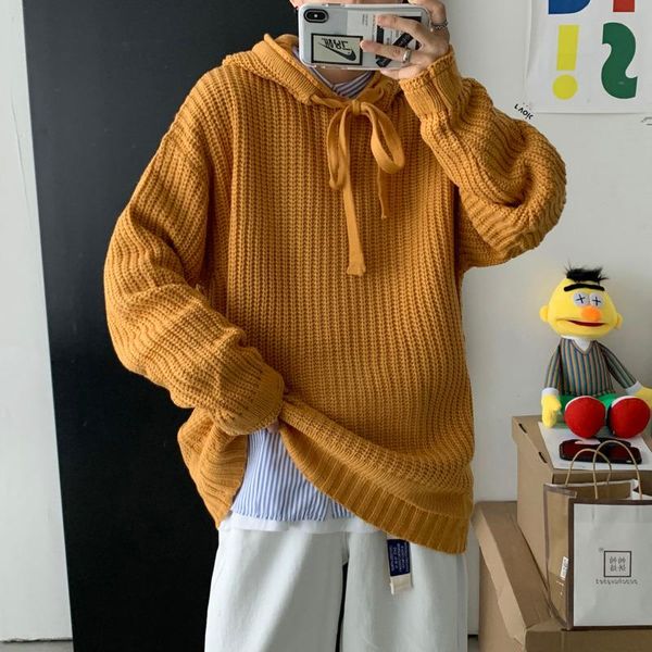 hooded sweater men's warm fashion casual knit pullover men streetwear wild loose korean knitting sweaters mens clothes -3xl, White;black
hooded sweater men's warm fashion casual knit pullover men streetwear wild loose korean knitting sweaters mens clothes -3xl, White;black