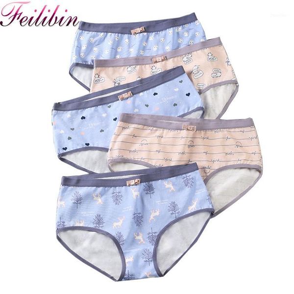 feilibin 5pcs/set cotton panties women briefs underwear printing cute girls breathable underpants female lingerie size xxl1, Black;pink
feilibin 5pcs/set cotton panties women briefs underwear printing cute girls breathable underpants female lingerie size xxl1, Black;pink
