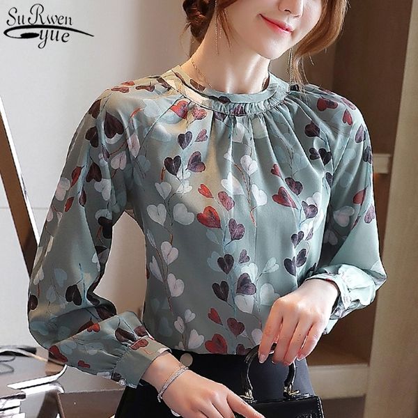 silk chiffon blouses women print shirts casual sweet autumn green womens and blouses long sleeve shirt blusas 10741 y200828, White
silk chiffon blouses women print shirts casual sweet autumn green womens and blouses long sleeve shirt blusas 10741 y200828, White