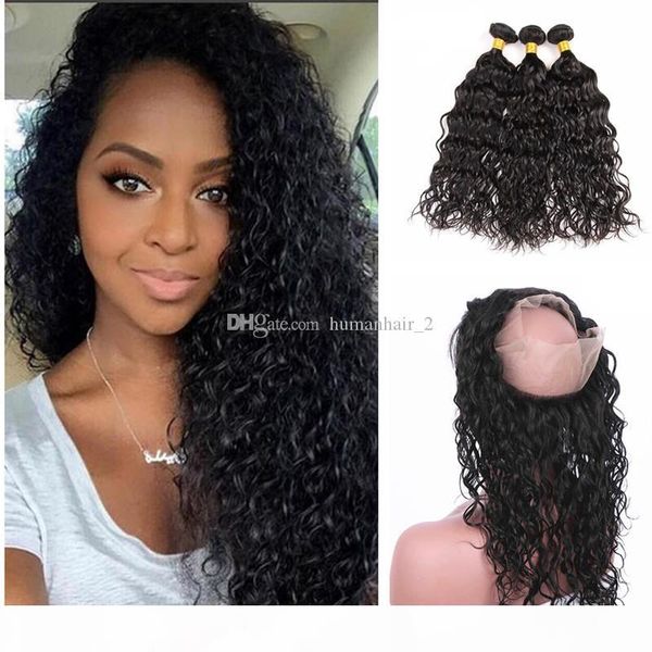 peruvian virgin hair 3 bundles with 360 lace closure water wave hair with 360 full lace frontals natural wave 360 with bundles, Black;brown
peruvian virgin hair 3 bundles with 360 lace closure water wave hair with 360 full lace frontals natural wave 360 with bundles, Black;brown