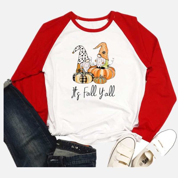 women's t-shirt 2021 halloween raglan long sleeve t shirts for women fall tees female clothes pumpkin print casual autumn ladies, White
women's t-shirt 2021 halloween raglan long sleeve t shirts for women fall tees female clothes pumpkin print casual autumn ladies, White