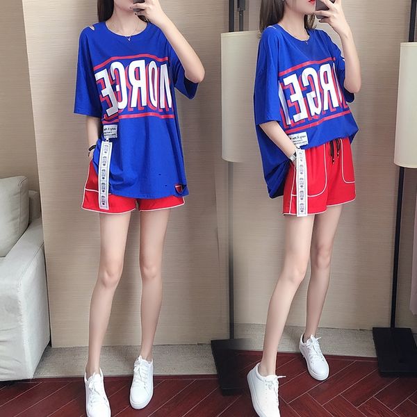 uk3nr 2020 summer new fashion casual sports suit shorts and women's loose short korean sleeve style trendy shorts two-piece set n5xbg, Gray
uk3nr 2020 summer new fashion casual sports suit shorts and women's loose short korean sleeve style trendy shorts two-piece set n5xbg, Gray