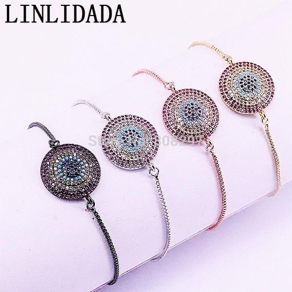 new arrivals 10pcs copper micro pave multicolor cz cubic zirconia round shape connector bracelet fashion jewelry, Black
new arrivals 10pcs copper micro pave multicolor cz cubic zirconia round shape connector bracelet fashion jewelry, Black