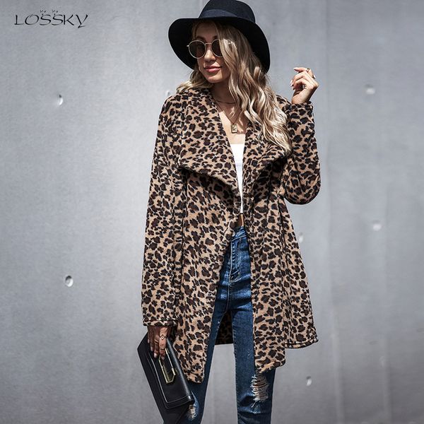 long jacket women coat autumn winter faux fur warm plush clothes vintage leopard cardigan windbreaker outwear fall fashion 201029, Black;brown
long jacket women coat autumn winter faux fur warm plush clothes vintage leopard cardigan windbreaker outwear fall fashion 201029, Black;brown