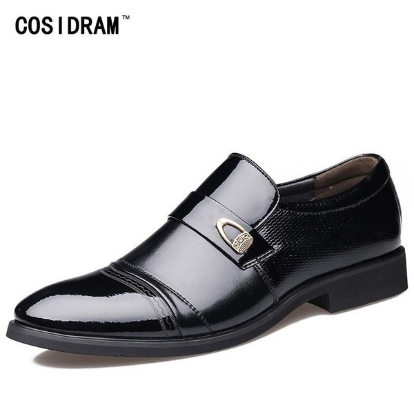 cosidram slip on business wedding shoes 2020 spring pointed toe men dress shoes pu leather oxfords formal for male brm-940, Black
cosidram slip on business wedding shoes 2020 spring pointed toe men dress shoes pu leather oxfords formal for male brm-940, Black