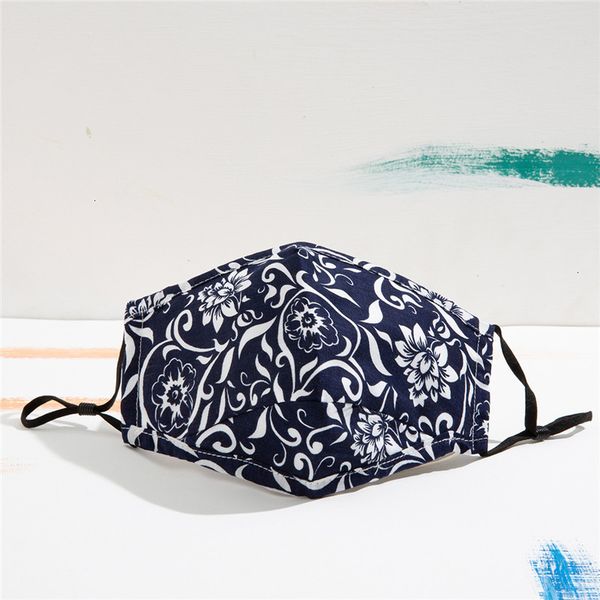 protective masks face shipping fashion washable cotton print mask reusable breathable anti dust cycling mouth p2kwh