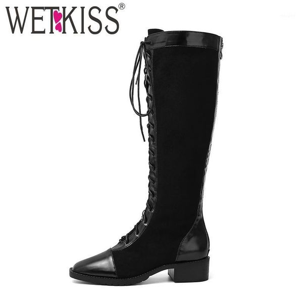 boots wetkiss thick heels women motorcycle boot female knee high shoes ladies square toe cross tied winter plus size 431, Black
boots wetkiss thick heels women motorcycle boot female knee high shoes ladies square toe cross tied winter plus size 431, Black