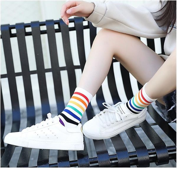 new rainbow striped patterned funny short socks women cool cotton harajuku cute kawaii socks female fashion colored ha qyllps, Black
new rainbow striped patterned funny short socks women cool cotton harajuku cute kawaii socks female fashion colored ha qyllps, Black