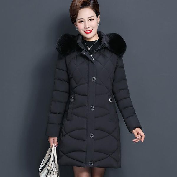 women winter jacket middle-aged and elderly cotton-padded clothes women's solid color mother coat women's coat plus size, Black
women winter jacket middle-aged and elderly cotton-padded clothes women's solid color mother coat women's coat plus size, Black