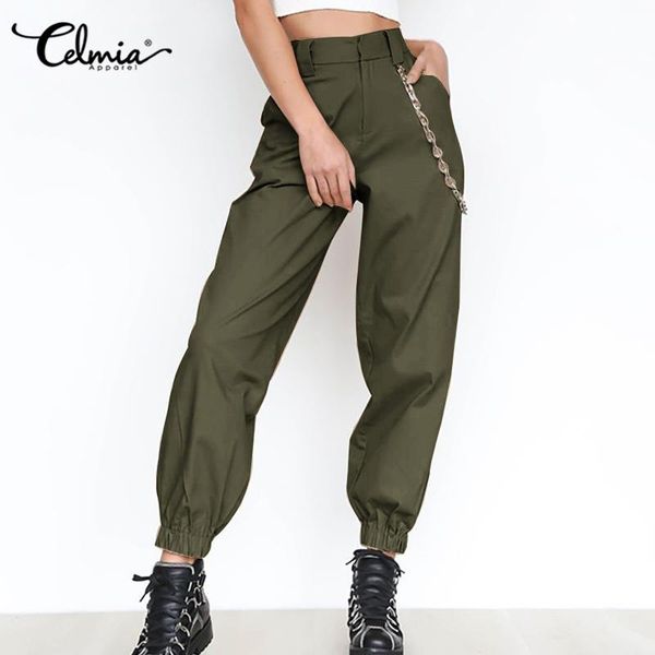 women's pants & capris women 2021 casual ankle tied celmia all-match cargo trousers fashion solid cotton pantalones office lady overall, Black;white
women's pants & capris women 2021 casual ankle tied celmia all-match cargo trousers fashion solid cotton pantalones office lady overall, Black;white