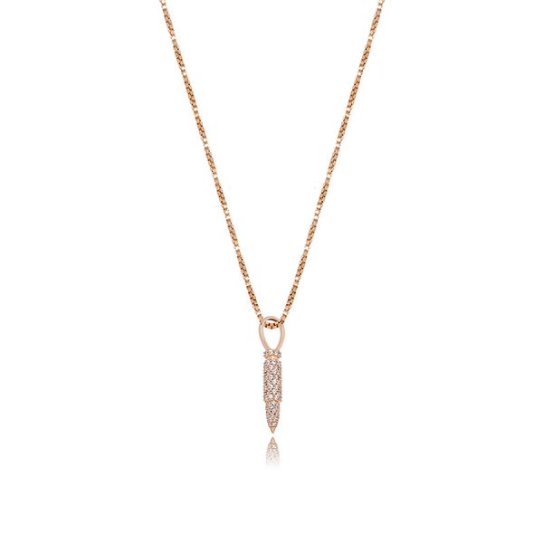925 silver necklaces exquisite bling fashion hop rhodium bullet zircon luxury pendant gold 18k plated necklaces style hip women necklac olub
925 silver necklaces exquisite bling fashion hop rhodium bullet zircon luxury pendant gold 18k plated necklaces style hip women necklac olub