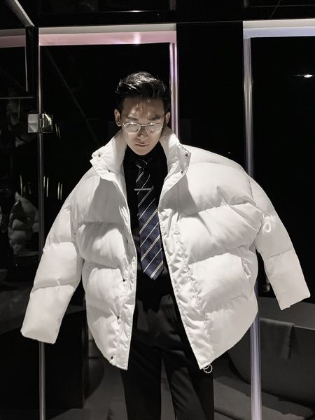 daio mens korean autumn and winter men's ins super fire stand collar large white down coat british temperament cotton suit
daio mens korean autumn and winter men's ins super fire stand collar large white down coat british temperament cotton suit