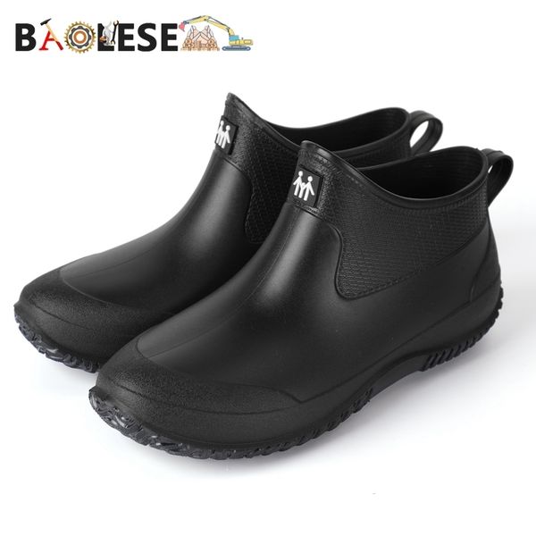 baolesem rain boot men's rubber man water-proof anti-skid colorful ankle lightweight water boots high end, Black
baolesem rain boot men's rubber man water-proof anti-skid colorful ankle lightweight water boots high end, Black