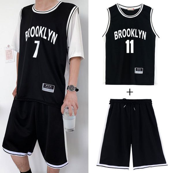 ball basketball suit men's wear casual trend korean version handsome 2020 new summer shorts vest thin, Gray 
ball basketball suit men's wear casual trend korean version handsome 2020 new summer shorts vest thin, Gray
