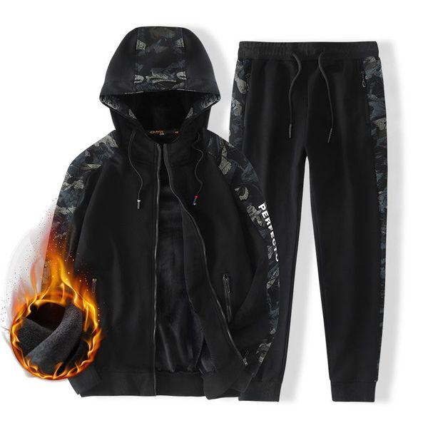 running sets winter thick fleece men tracksuit warm hooded jacket male jogging outfit casual set sport suit sweatshirt+pant plus size, Black;blue
running sets winter thick fleece men tracksuit warm hooded jacket male jogging outfit casual set sport suit sweatshirt+pant plus size, Black;blue