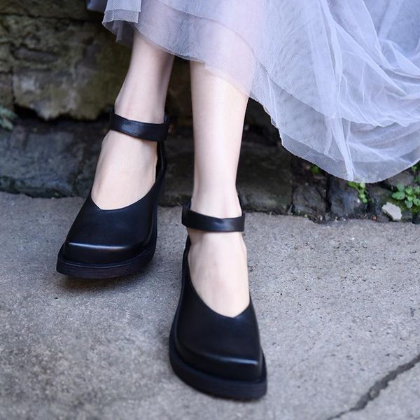 artmu fashion thick heel women shoes genuine leather soft sole woman mary jane shoes hook loop green casual fashion original, Black
artmu fashion thick heel women shoes genuine leather soft sole woman mary jane shoes hook loop green casual fashion original, Black
