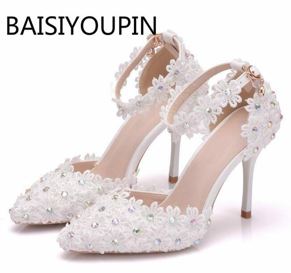 dress shoes 2021 women high heels bride stiletto buckle white lace flower sandals woman diamond wedding plus size 41, Black
dress shoes 2021 women high heels bride stiletto buckle white lace flower sandals woman diamond wedding plus size 41, Black