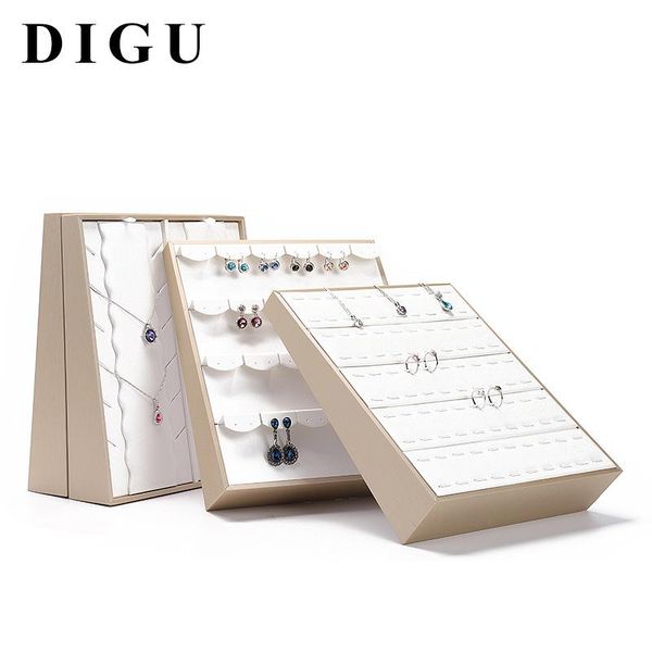 vertical storage box pu bracelet ring necklace earrings jewelry box frame jewelry tray display props, Pink;blue
vertical storage box pu bracelet ring necklace earrings jewelry box frame jewelry tray display props, Pink;blue