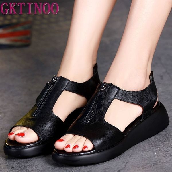 gktinoo women's sandals plus size 34-42 summer genuine leather ladies shoe sandals women platform 4.5cm heels female shoes y200405, Black
gktinoo women's sandals plus size 34-42 summer genuine leather ladies shoe sandals women platform 4.5cm heels female shoes y200405, Black