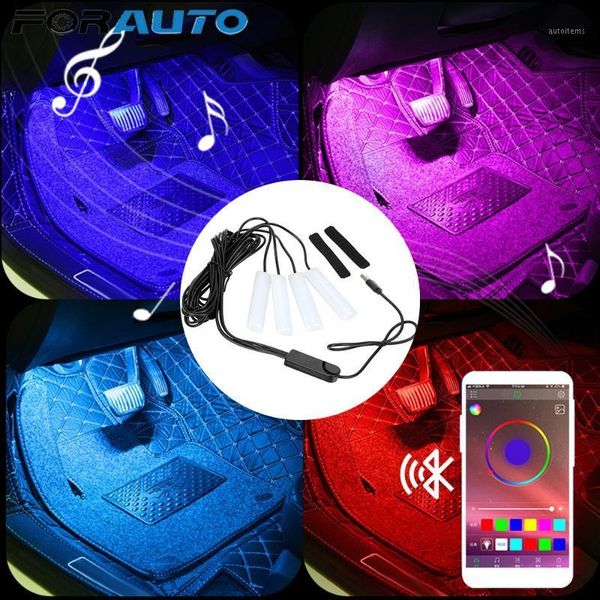 4pcs car led dash floor foot strip light auto atmosphere lamps usb cigarette lighter adapter bluetooth app sound music control1
4pcs car led dash floor foot strip light auto atmosphere lamps usb cigarette lighter adapter bluetooth app sound music control1