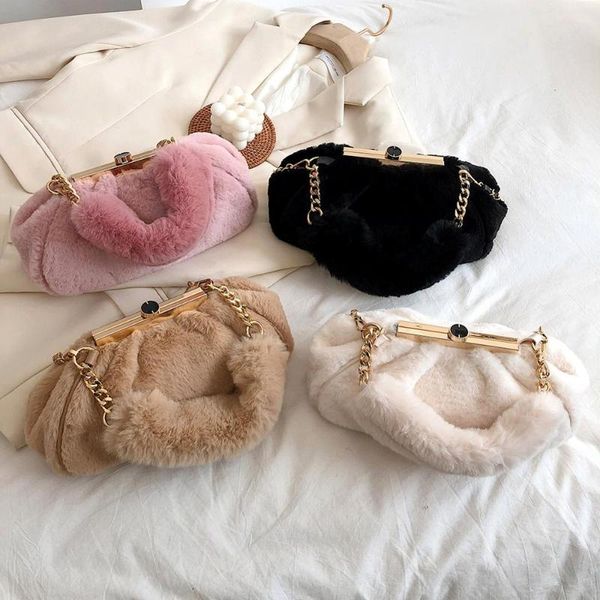 fashion plush pure color messenger bag women chain portable snap shoulder pouch popular simple female daily bag
fashion plush pure color messenger bag women chain portable snap shoulder pouch popular simple female daily bag