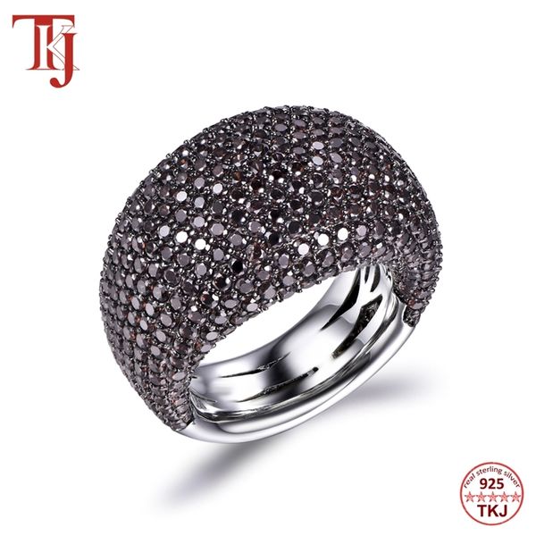 tkj fashion black spinel ring real 925 sterling silver gemstone rings for women round stones wedding engagement jewelry gift 201112, Slivery;golden
tkj fashion black spinel ring real 925 sterling silver gemstone rings for women round stones wedding engagement jewelry gift 201112, Slivery;golden
