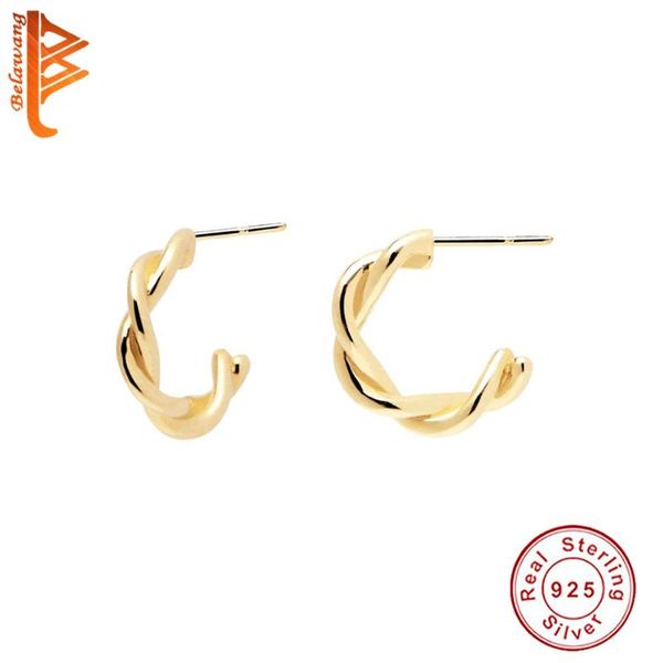 hoop & huggie belawang 100% 925 sterling silver twisted stud earrings with 18k gold plated fashion huggies earring for women trendy ins styl, Golden;silver
hoop & huggie belawang 100% 925 sterling silver twisted stud earrings with 18k gold plated fashion huggies earring for women trendy ins styl, Golden;silver