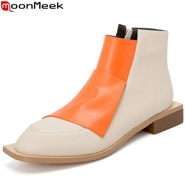 boots moonmeek big size 34-41 fashion genuine leather classic ladies ankle mixed colors autumn winter women 2021 1, Black
boots moonmeek big size 34-41 fashion genuine leather classic ladies ankle mixed colors autumn winter women 2021 1, Black