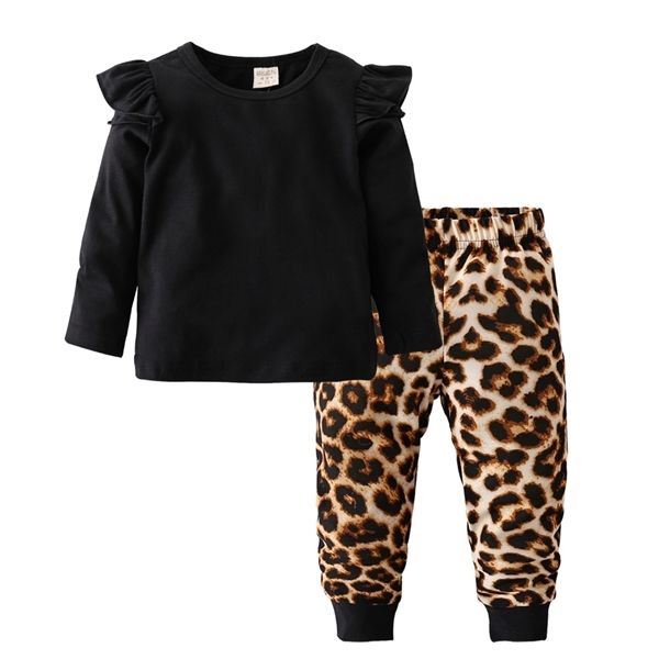 fashion cool clothing set cotton long sleeve black +leopard pants casual toddler 2pcs newborn baby girls clothes 1021, White
fashion cool clothing set cotton long sleeve black +leopard pants casual toddler 2pcs newborn baby girls clothes 1021, White