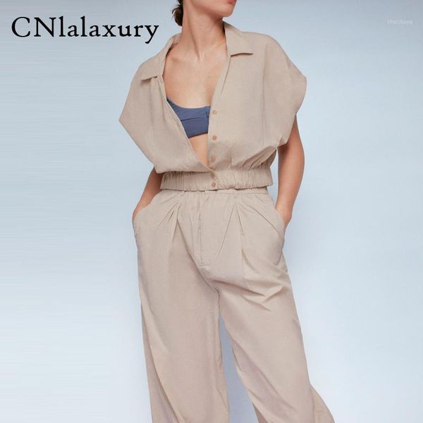 women 2020 fashion button-up cozy cropped blouses vintage sleeveless elastic hem female shirts blusas de mujer chic 1, White
women 2020 fashion button-up cozy cropped blouses vintage sleeveless elastic hem female shirts blusas de mujer chic 1, White