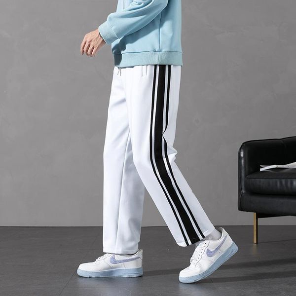 2020 new winter pants men casual warm straight trousers korean fashion side stripe drawstring fleece sweatpants black white grey
2020 new winter pants men casual warm straight trousers korean fashion side stripe drawstring fleece sweatpants black white grey
