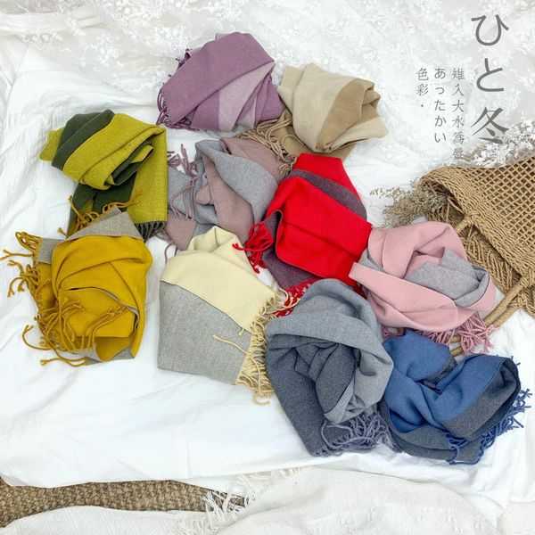 girls cute cashmere scarf childrens baby thickened warm scarf winter wind-proof and cold protection solid color tassel, Red;brown
girls cute cashmere scarf childrens baby thickened warm scarf winter wind-proof and cold protection solid color tassel, Red;brown