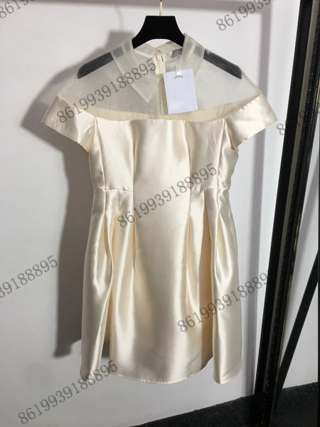 2022ss summer brand designer womens red dresses dr skirts new pleated waist organza panel short sleeve dress puff dress champagne color, Black;gray
2022ss summer brand designer womens red dresses dr skirts new pleated waist organza panel short sleeve dress puff dress champagne color, Black;gray