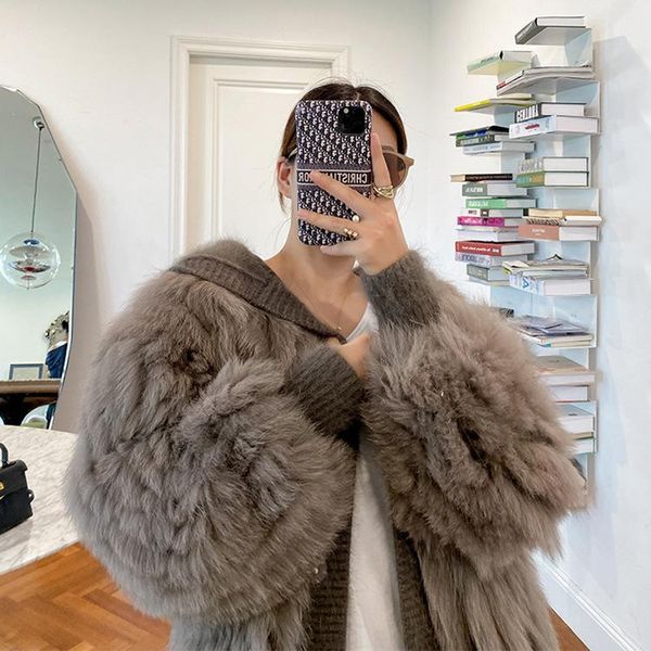 bottle 2020 haining wholesale new fur coat female splicing long mao wool knitting hooded coat, Black
bottle 2020 haining wholesale new fur coat female splicing long mao wool knitting hooded coat, Black