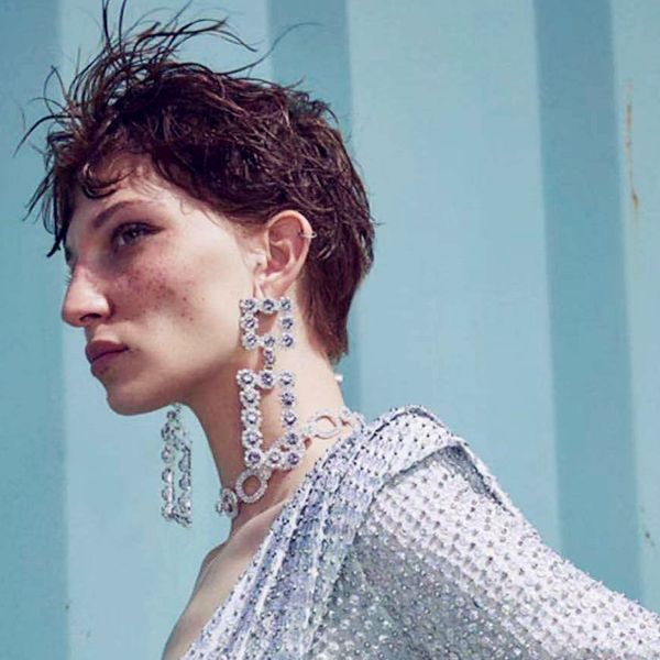 luxury shiny rhinestone geometry earring big multilayer square diamond statement earrings fashion dangle drop earrings for women jewelry, Silver
luxury shiny rhinestone geometry earring big multilayer square diamond statement earrings fashion dangle drop earrings for women jewelry, Silver