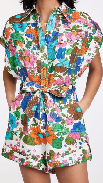 australian holiday style new design linen floral print shoulder straight leg jumpsuit spring/summer new shorts, Black;white 
australian holiday style new design linen floral print shoulder straight leg jumpsuit spring/summer new shorts, Black;white