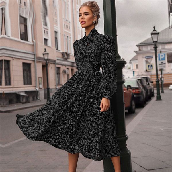 2021 new elegante de bolinhas feminino lanterna manga escritrio lao trabalho vestido longo uma linha banquete 5nd7, Black;gray
2021 new elegante de bolinhas feminino lanterna manga escritrio lao trabalho vestido longo uma linha banquete 5nd7, Black;gray