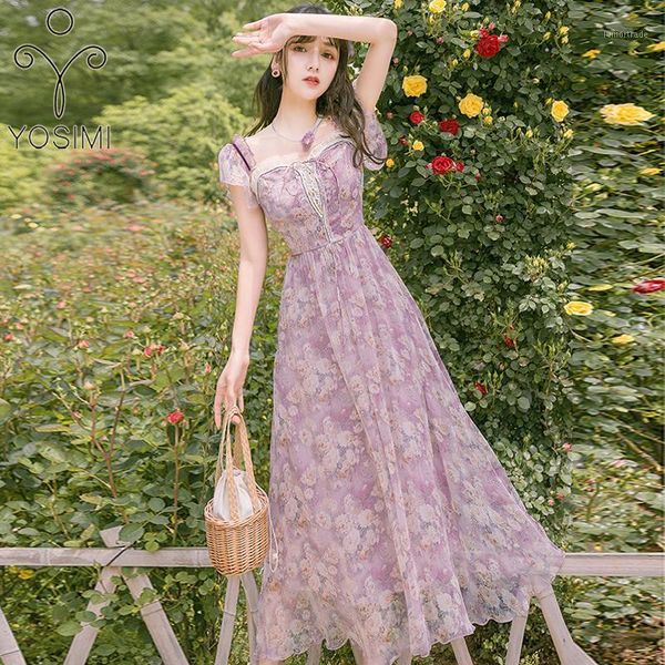 party dresses yosimi 2021 summer women dress elegant chiffon floral print long short sleeve strapless light purple dresses1, White;black
party dresses yosimi 2021 summer women dress elegant chiffon floral print long short sleeve strapless light purple dresses1, White;black