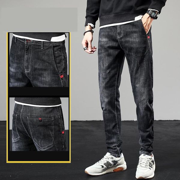 autumn winter 2020 fashion brand teenagers denim jeans men's loose feet long pants korean straight wild cowboy harem pants, Blue
autumn winter 2020 fashion brand teenagers denim jeans men's loose feet long pants korean straight wild cowboy harem pants, Blue