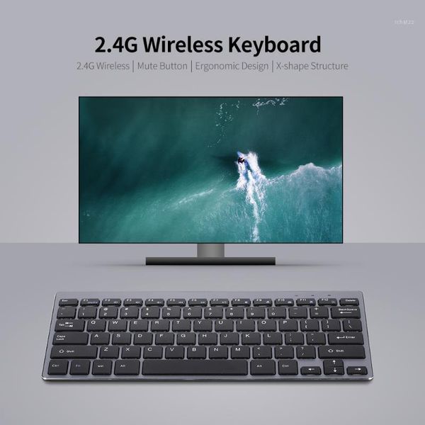 2.4g wireless keyboard ultra-thin mini wireless keyboard mute slim compact 78 keys for deskcomputer lap 
2.4g wireless keyboard ultra-thin mini wireless keyboard mute slim compact 78 keys for deskcomputer lap