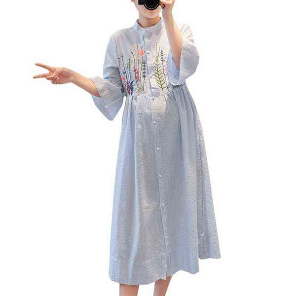 summer dress vestidos maternity dresses women clothes striped embroidery long dress for pregnant women pregnant maternity dresse g220309, White
summer dress vestidos maternity dresses women clothes striped embroidery long dress for pregnant women pregnant maternity dresse g220309, White