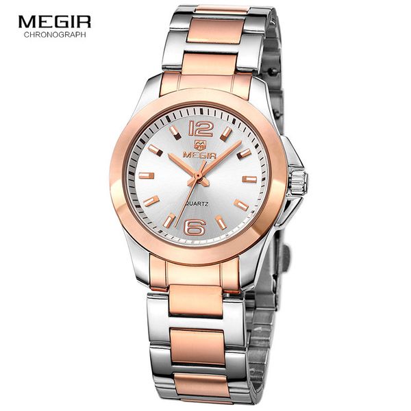 megir simple steel quartz wrist watches for women minimalism analogue watch for woman clock hour waterproof relogios 5006l-7n0 201114, Slivery;brown
megir simple steel quartz wrist watches for women minimalism analogue watch for woman clock hour waterproof relogios 5006l-7n0 201114, Slivery;brown